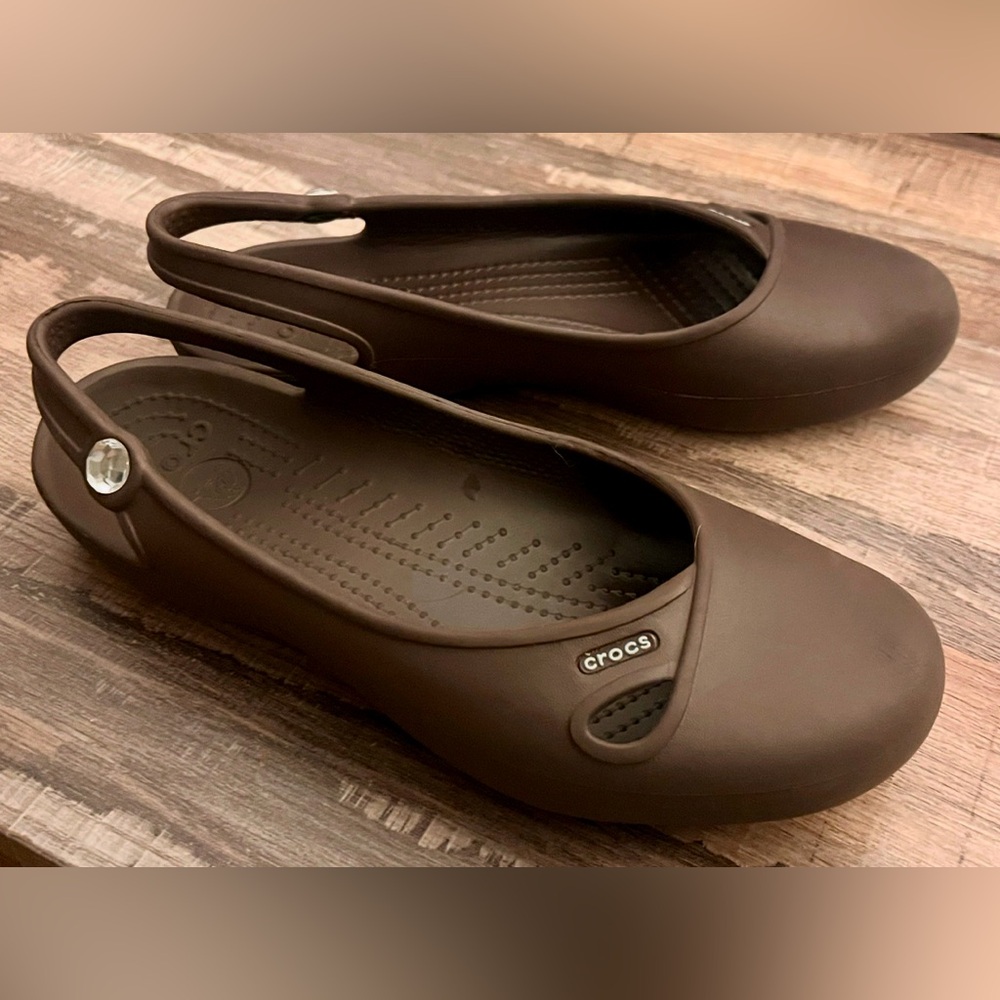 CROCS Women's Chocolate Brown Mules
